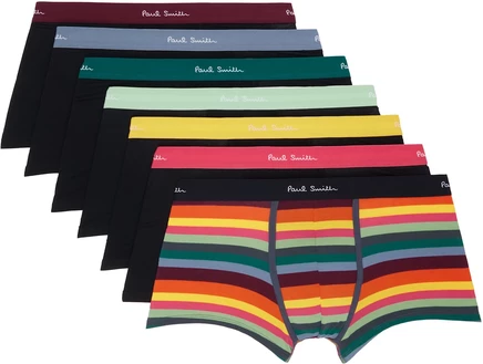 Мужские боксеры Paul Smith, 7 шт., черные и разноцветные