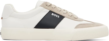 Мужские низкие кроссовки Boss, светло-бежевые