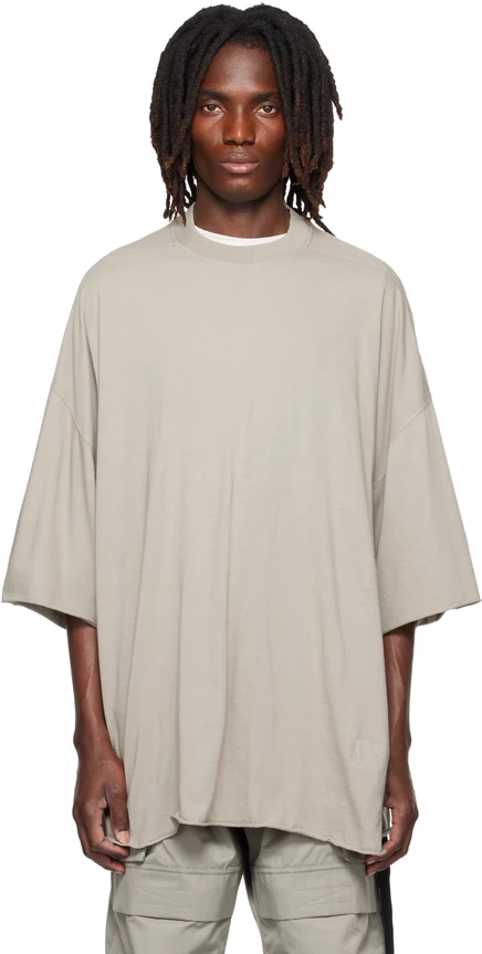 Мужская футболка Rick Owens DRKSHDW Tower Tommy, минерал