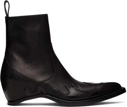 Женские ботильоны Maison Margiela Flame, черные