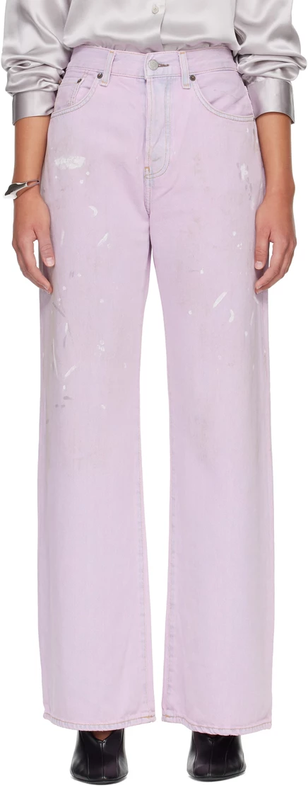 Женские джинсы Acne Studios 2021F, розовые