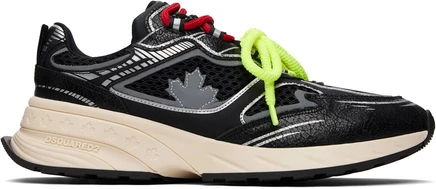 Мужские низкие кроссовки DSquared2 Black Sprinter, черные