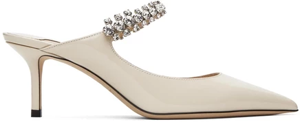 Женские мюли Jimmy Choo Bing 65, льняные