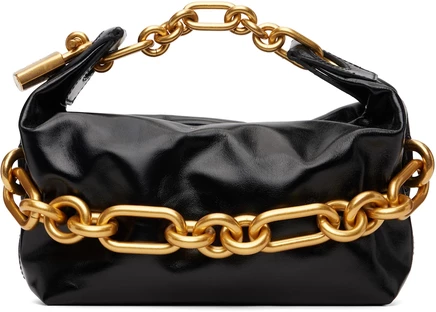 Женская сумка Balmain Mini Sync, черная