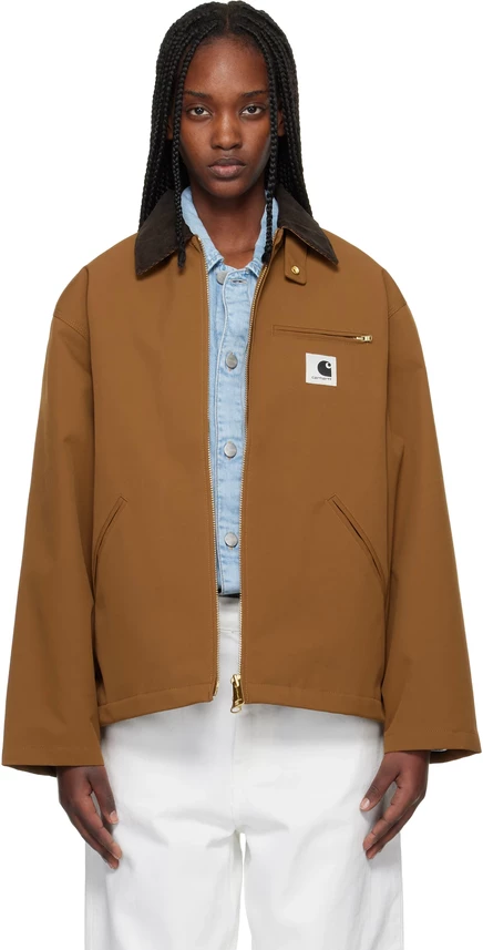 Женская куртка Carhartt WIP Clark, коричневая/черная