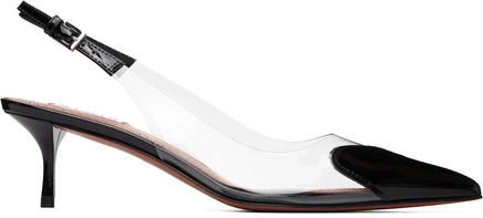 Женские туфли ALAÏA Le Cœur с ремешком, черные