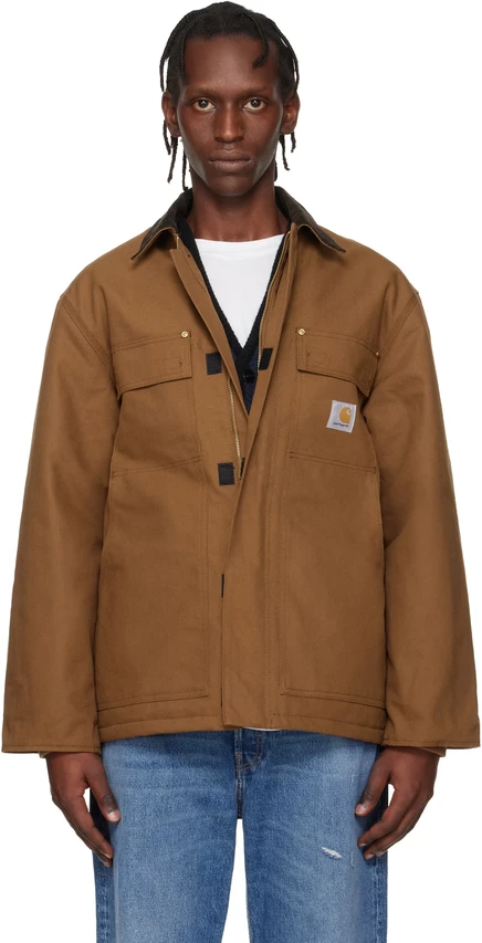 Мужская куртка Carhartt WIP OG Arctic, коричневая
