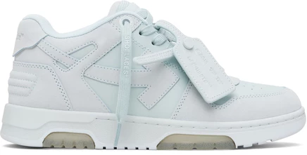 Мужские кроссовки Off-White Out Of Office, небесно-серые
