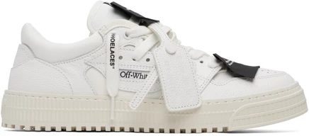 Мужские кроссовки Off-White 3.0 Court, бело-черные