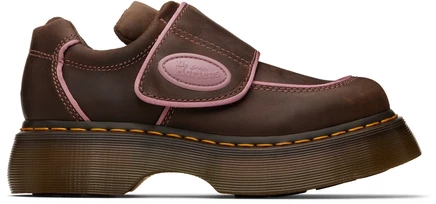 Женские лоферы Dr. Martens Buzz Strap, коричневые