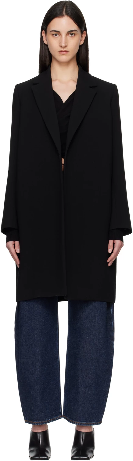 Женское пальто ALAÏA из шерсти, черное