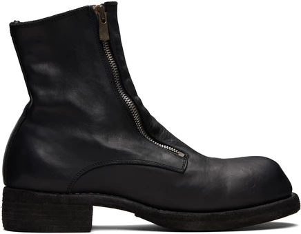 Женские ботильоны GUIDI Black Horse, черные