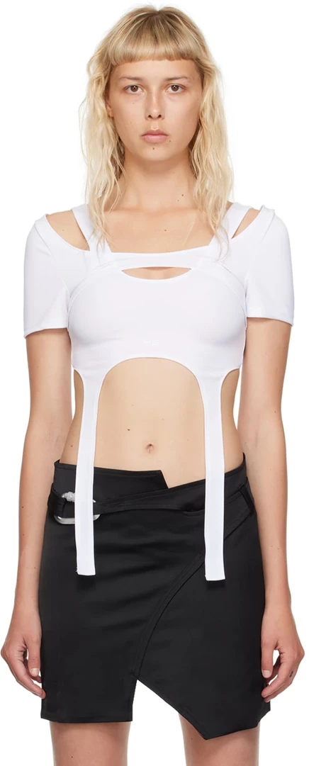 White Hail Harness T-Shirt off white