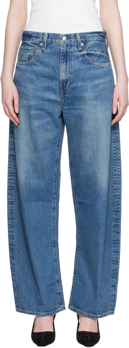 Женские джинсы Levi's Drop Barrel, синие