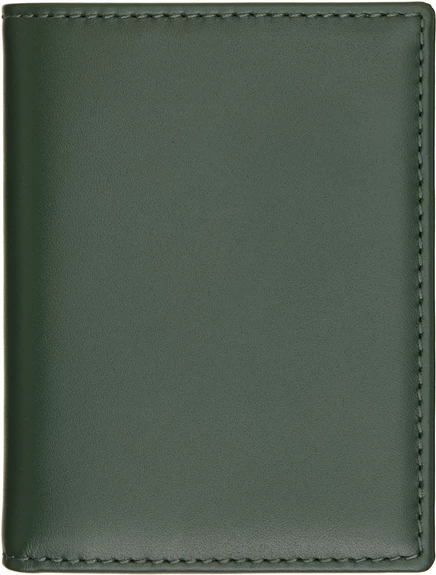 Картхолдер COMME des GARÇONS WALLETS из кожи, бутылочный
