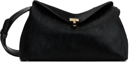Женский клатч Toteme T-Lock из пони, черный