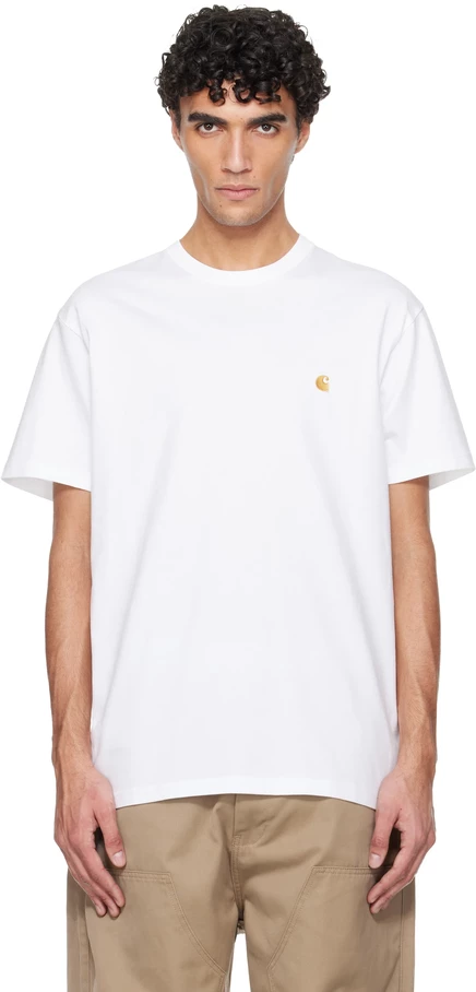 Мужская футболка Carhartt WIP Chase, белая