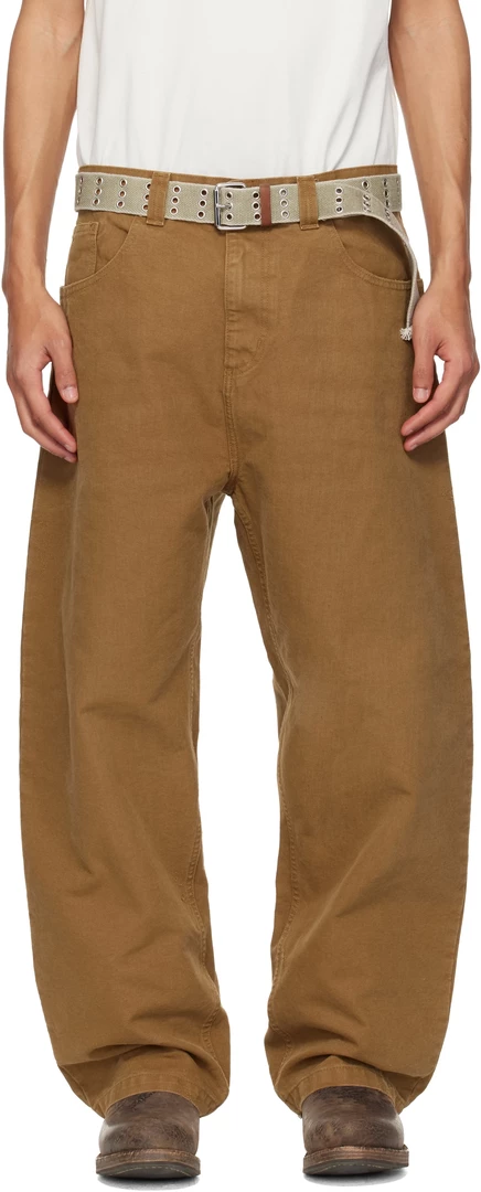 Мужские джинсы Carhartt WIP Brandon, коричневые