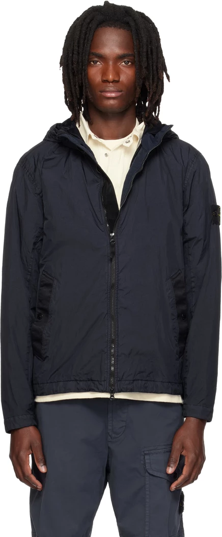 Мужская куртка Stone Island 4100001, темно-синяя