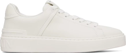 Мужские низкие кроссовки Balmain B-Court, белые