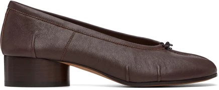 Женские туфли Maison Margiela Tabi, цвета мокка