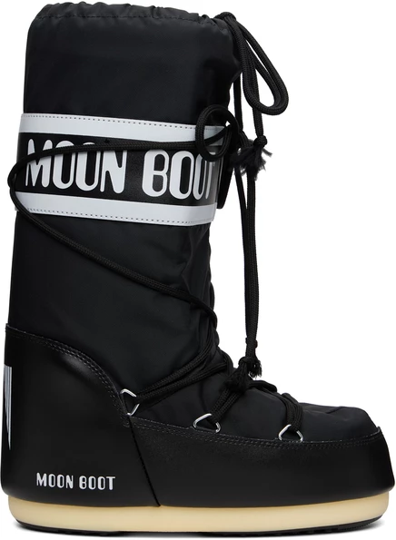 Мужские ботинки Moon Boot Icon Nylon, черные