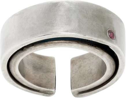 Мужское кольцо Title of Work Forged Double, серебро/иолит
