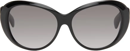 Солнцезащитные очки Oliver Peoples Black Maridan из черного ацетата / серого градиентного пластика