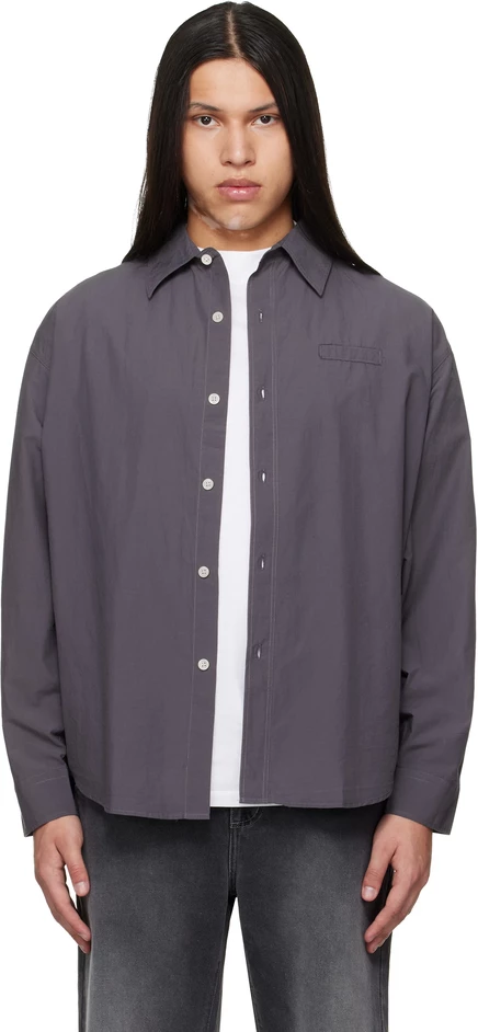 mfpen Gray Essay Shirt mushroom micro structure