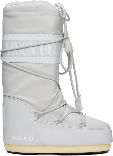 Мужские ботинки Moon Boot Icon Nylon, серые