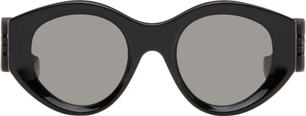 Мужские очки Loewe Maxi Anagram Butterfly, черные/дымчатые