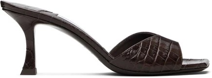 Женские босоножки Jimmy Choo Skye 70, шоколадные