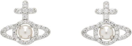 Мужские серьги Vivienne Westwood Olympia, платиновые
