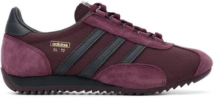 Мужские кеды Adidas Originals Burgundy SL 72 PT, бордовые