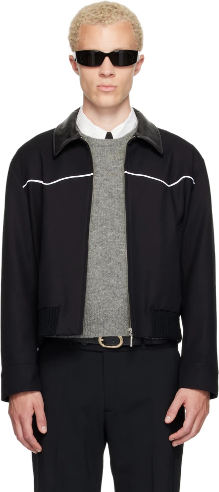 Мужская куртка Ernest W. Baker Western Harrington, черная