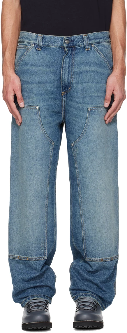 Мужские джинсы Carhartt WIP OG Double Knee, синие