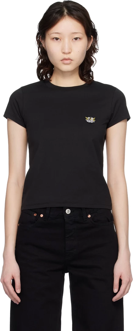 Женская футболка Kenzo Paris «KENZO Wild Tiger», черная
