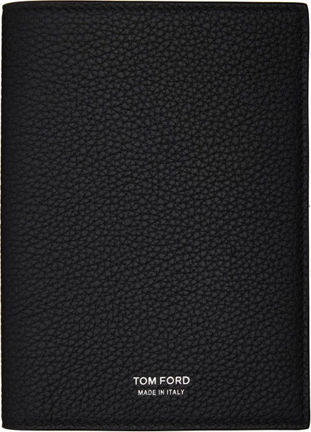 Мужская обложка для паспорта Tom Ford T Line, черная