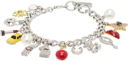 Браслет Marc Jacobs «The Trinket Charm», серебро/мульти