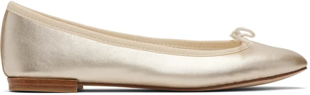 Женские балетки Repetto Cendrillon, светло-золотые