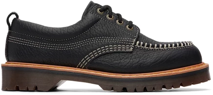 Мужские дерби Dr. Martens Lowell, черные/зернистая кожа