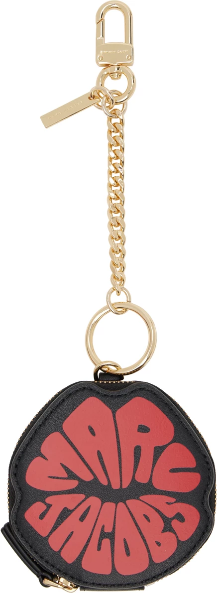 Женский брелок Marc Jacobs The Lips Pouch, черный