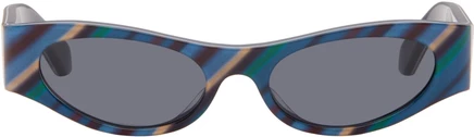 Женские солнцезащитные очки Loewe Slim Cateye, темно-синие