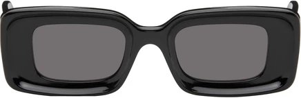 Женские очки Loewe Rectangular, черные