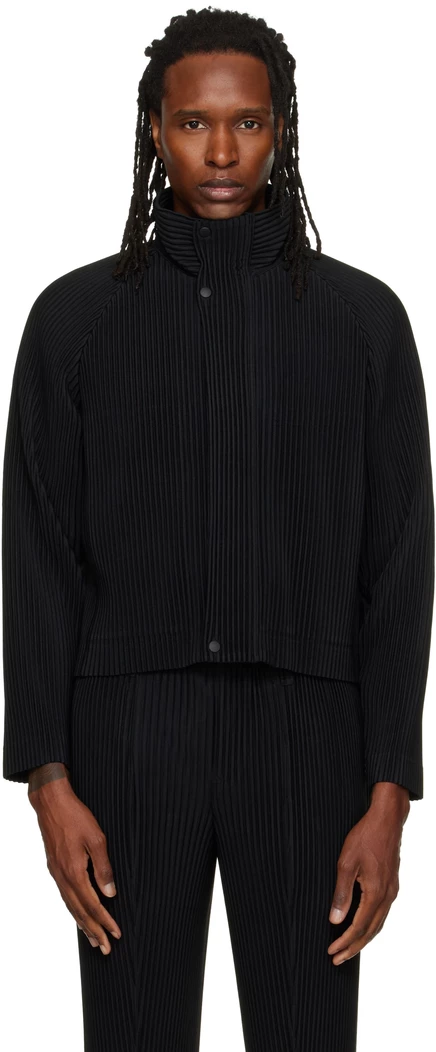 Мужская куртка Homme Plissé Issey Miyake, черная