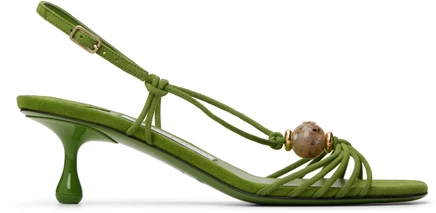Женские босоножки Jimmy Choo Lova 50, зеленые