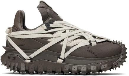 Мужские кроссовки Rick Owens Trailgrip Megalace, тёмно-серые