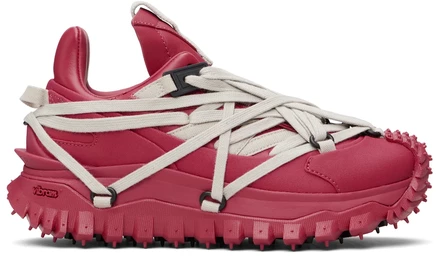 Женские кроссовки Rick Owens Trailgrip Megalace, карнелиан