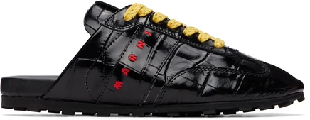 Женские кроссовки Marni Softy Soccer, черные