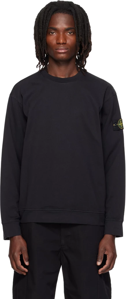 Мужской свитшот Stone Island 6100057, черный
